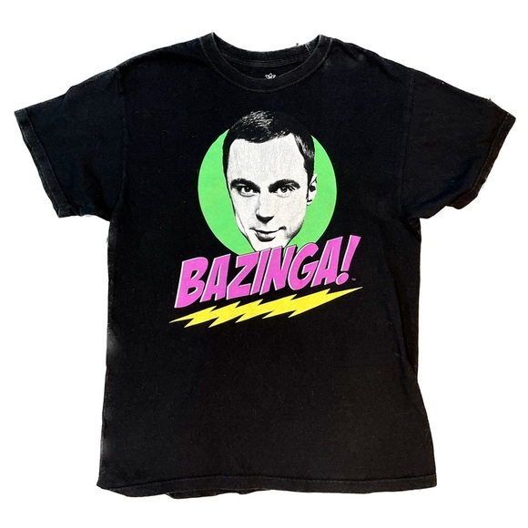 Ripple Junction Big Bang Theory Sheldon Bazinga Graphic tee Medium - Picture 1 of 3